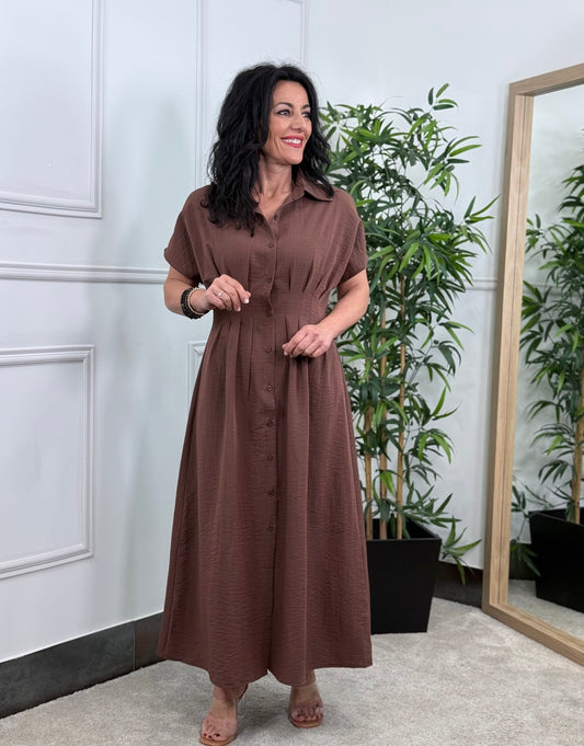 VESTIDO CASEL CHOCOLATE
