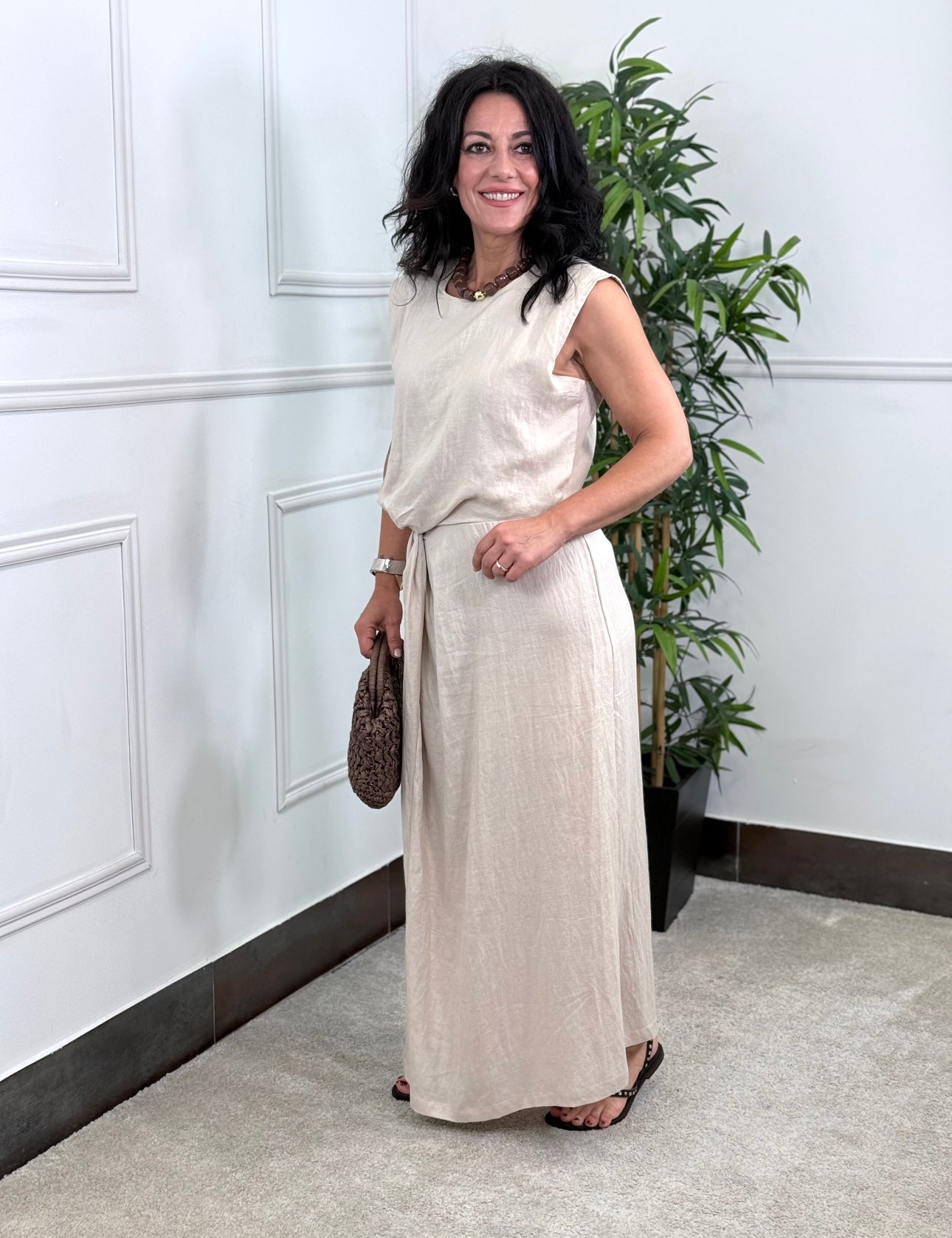 VESTIDO PIEDRA PRETTY