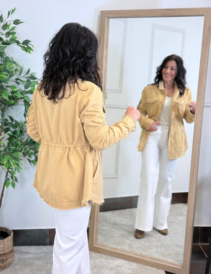 CHAQUETA SAHARIANA CAMEL