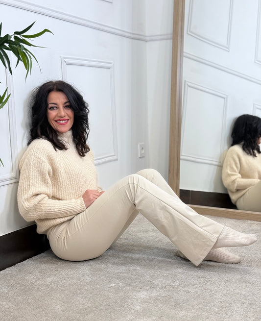 LEGGINS CAMPANA BEIGE