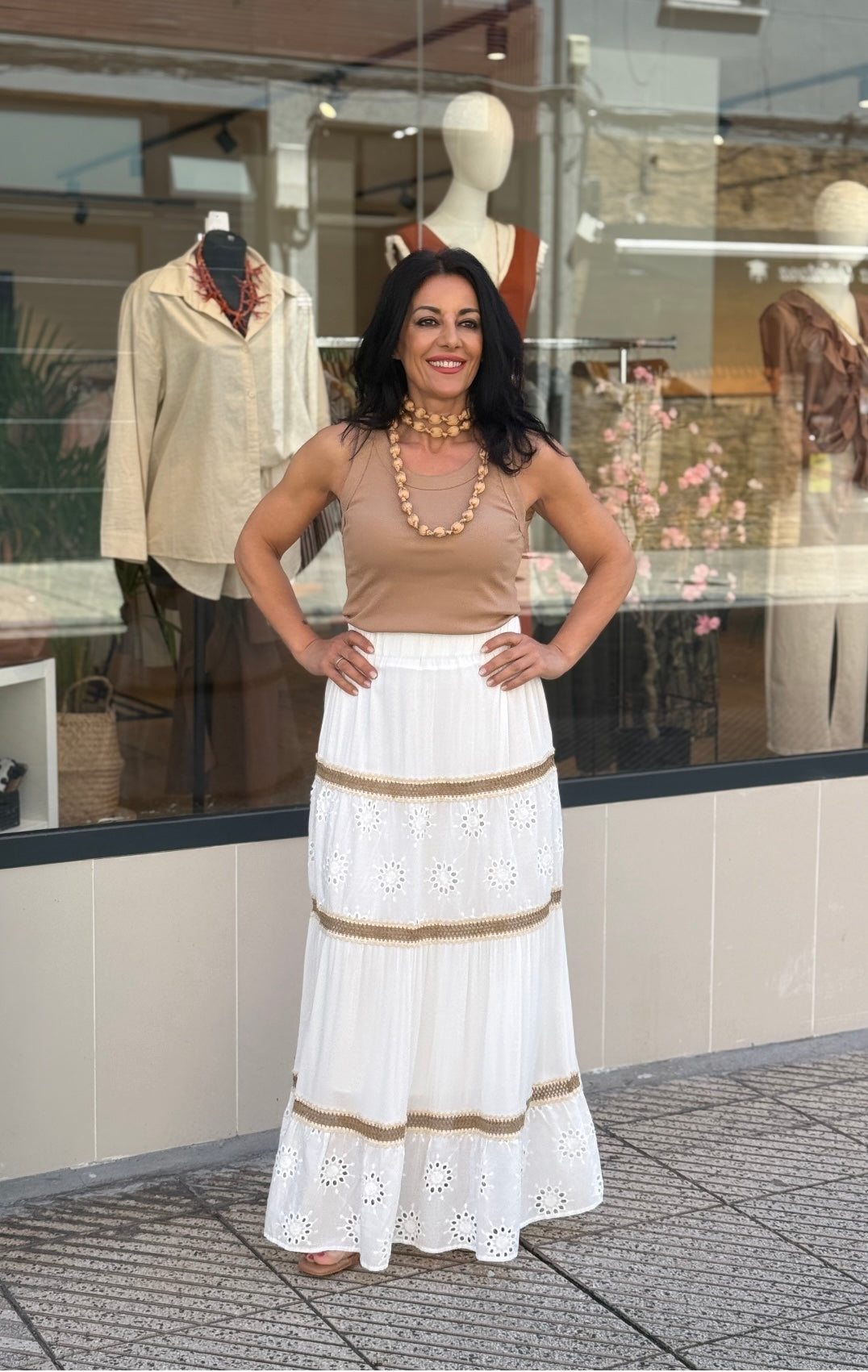 FALDA MALLORCA BLANCA