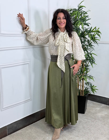 BLUSA AMELIA KAKI