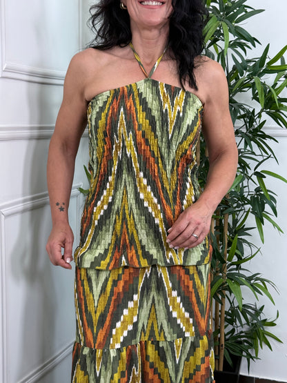 VESTIDO TROPICAL VERDE
