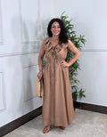 VESTIDO ÁFRICA CAMEL