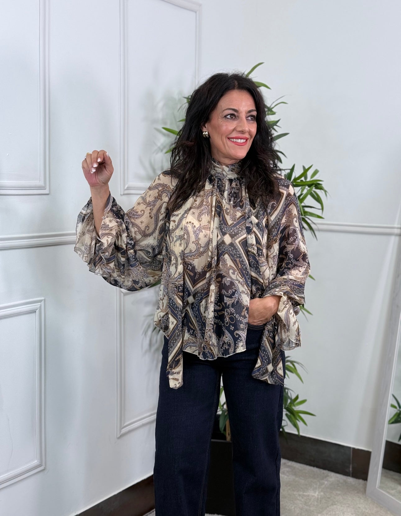 BLUSA PASLEY MARINO