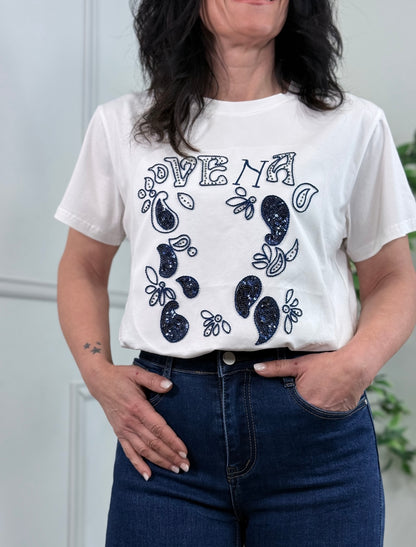 CAMISETA MINIMAL MARINO