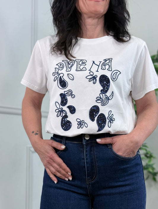 CAMISETA MINIMAL MARINO