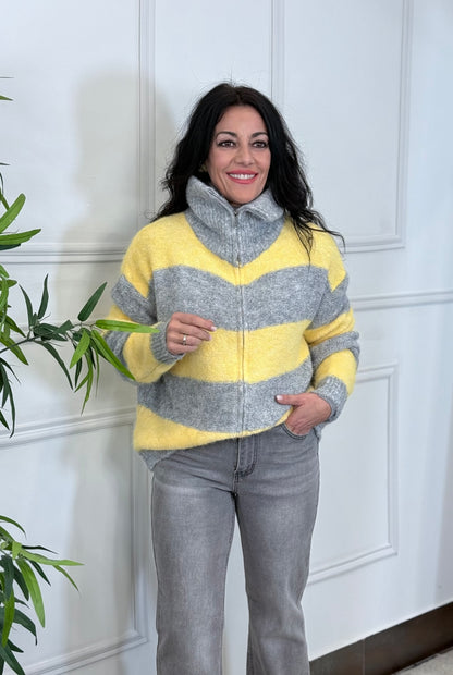 CHAQUETA YELLOW LANA