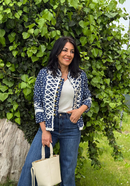 CHAQUETA MADAME AZUL