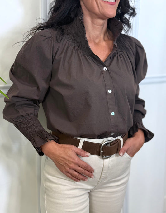 CAMISA BASIC CHOCOLATE