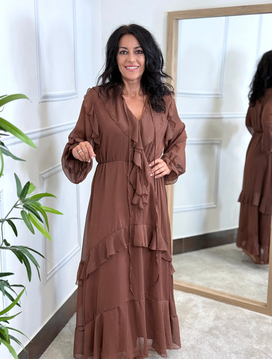 VESTIDO ARUBA CHOCOLATE
