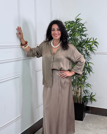 CAMISA ATELIER CAMEL
