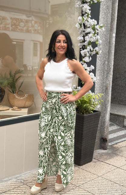 FALDA SUNSET VERDE