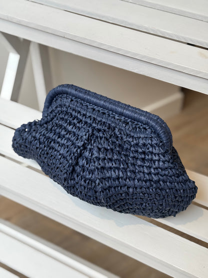 CLUTCH RAFIA MARÍNO