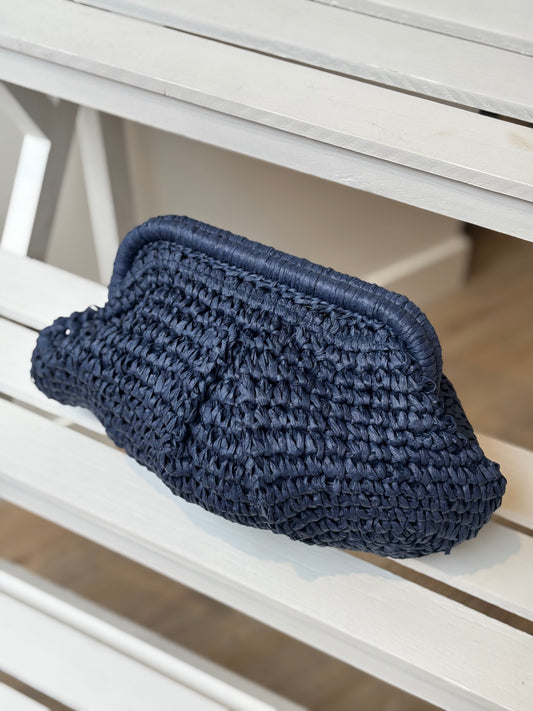 CLUTCH RAFIA MARÍNO
