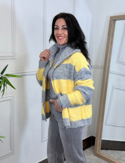 CHAQUETA YELLOW LANA