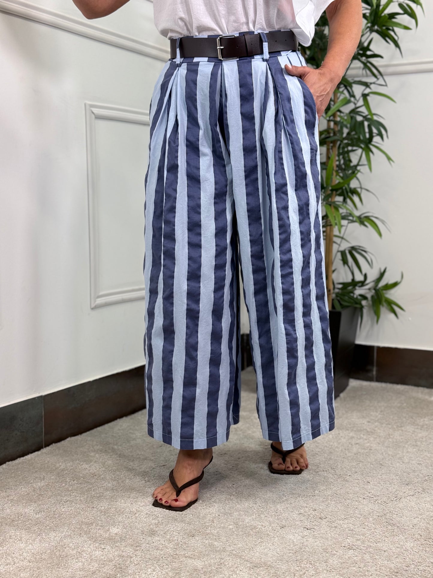 PANTALÓN CULOTTE RAYAS