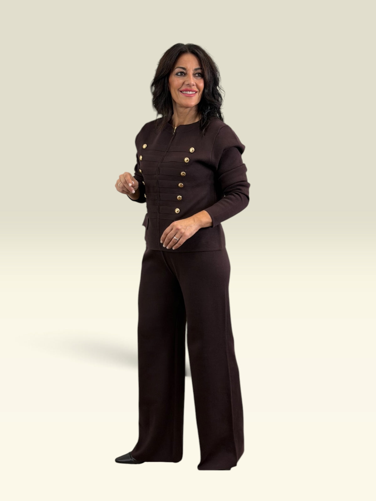 CONJUNTO NAPOLEÓN CHOCOLATE