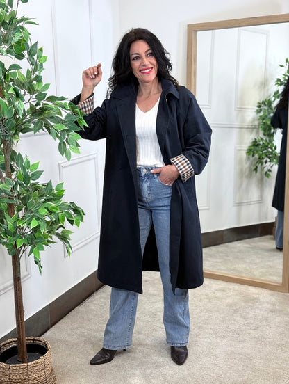 TRENCH SURY AZUL MARINO