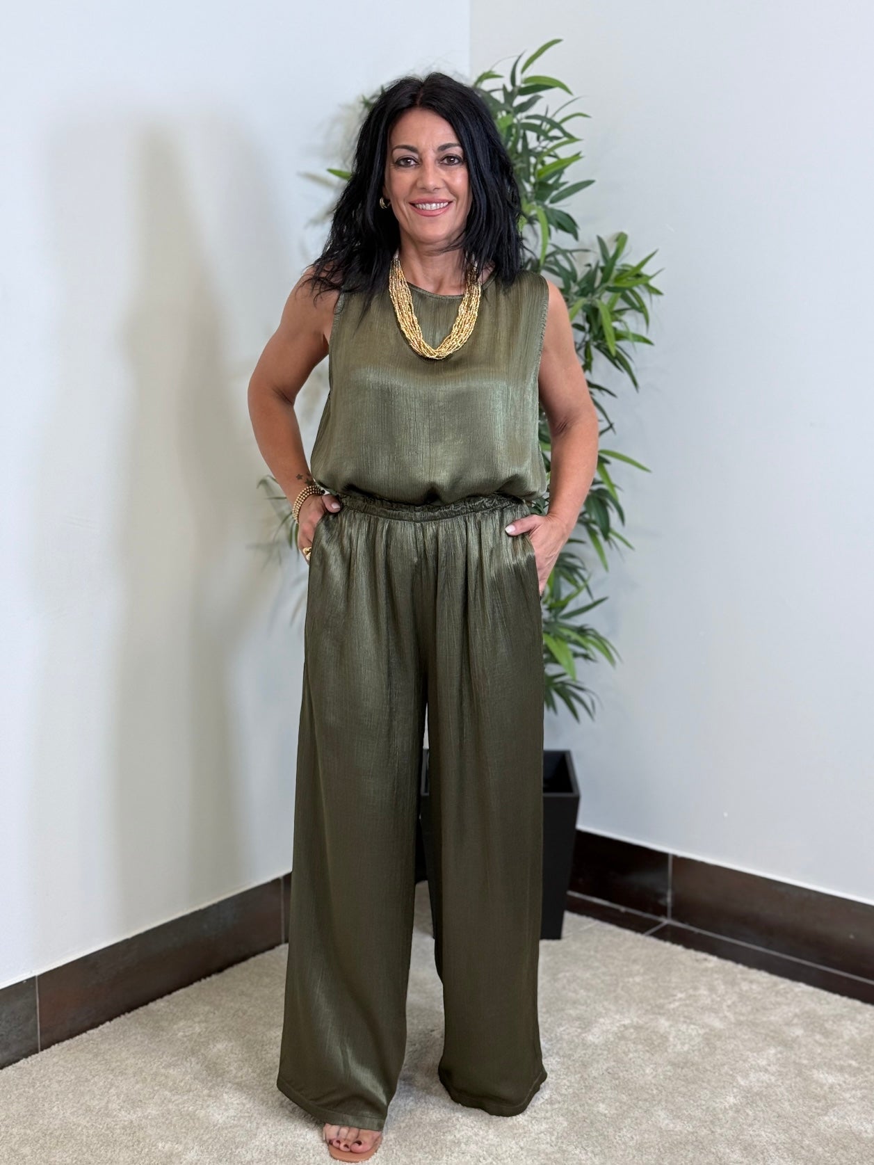 PANTALÓN COOL VERDE
