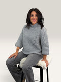 JERSEY PUNTO INGLÉS GRIS
