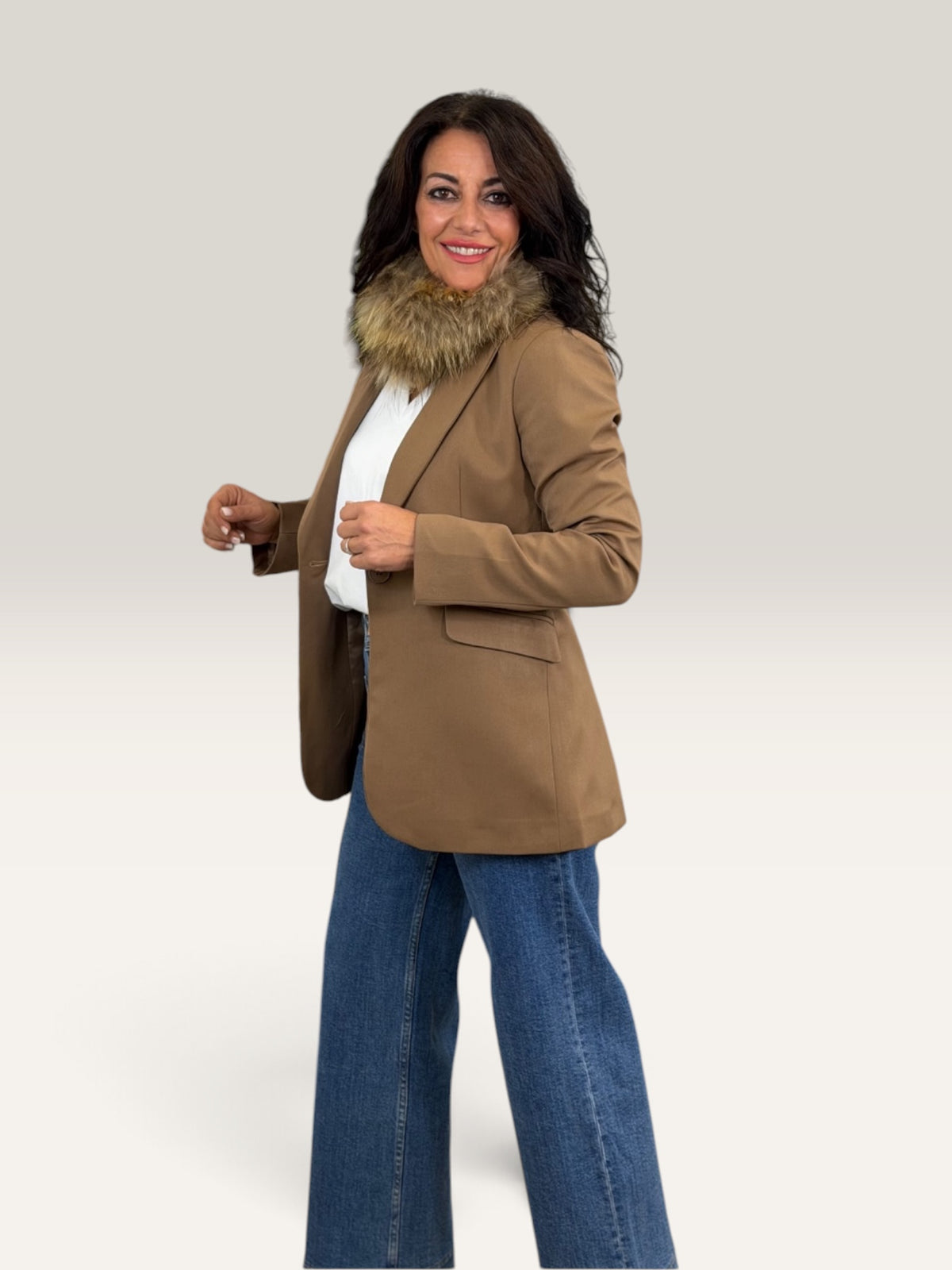 BLAZER ESENCIA CAMEL