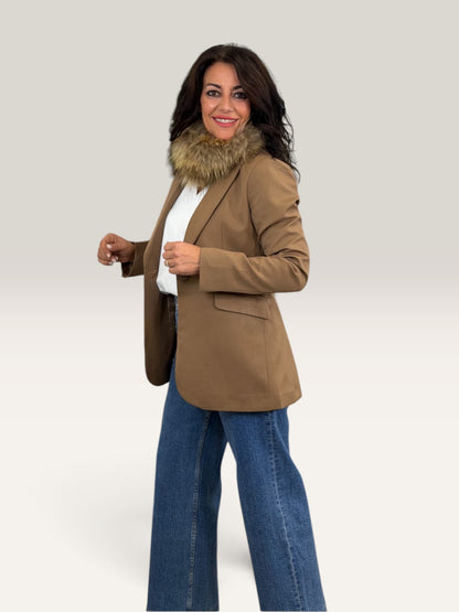BLAZER ESENCIA CAMEL