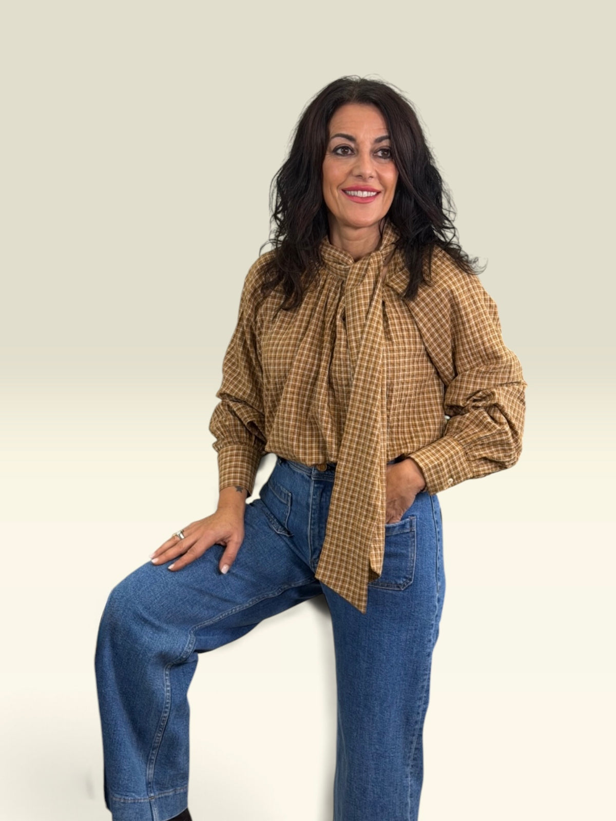 BLUSA MAISON ESTAMPADA
