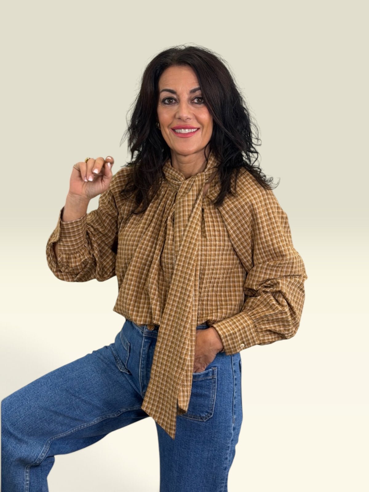 BLUSA MAISON ESTAMPADA